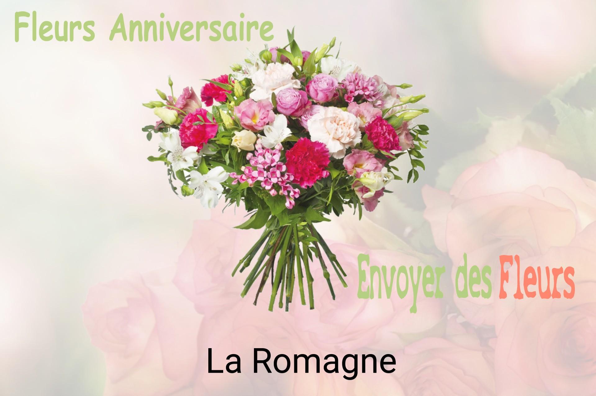 Bouquet de fleurs d’anniversaire livré à La Romagne
